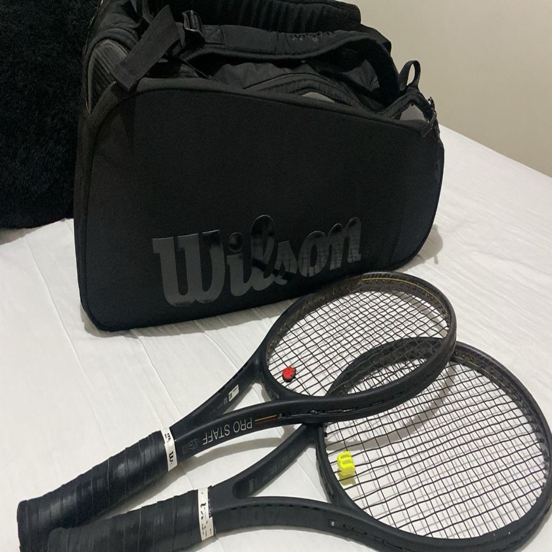 Kit 2 Raquete e 1 Raqueteira 0001