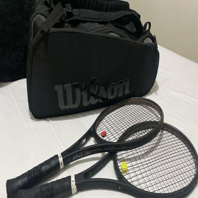 Kit 2 Raquete e 1 Raqueteira 0001